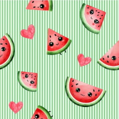 Tricoline Digital Melancias nas Listrinhas