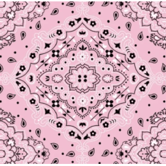 Tricoline Bandana Rosa Tricoline Bandana Rosa