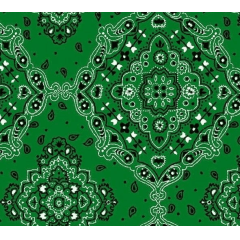 Tricoline Bandana Verde Tricoline Bandana Verde