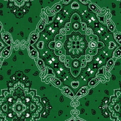 Tricoline Bandana Verde Tricoline Bandana Verde