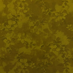 Tricoline Digital Floral Simples Amarelo