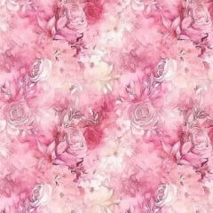 Tricoline Digital Pinturas de Rosas 