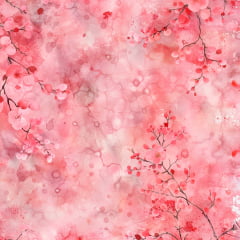 Tricoline Digital Sakuras Lindas Tricoline Digital Sakuras Lindas