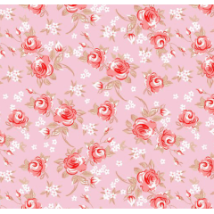 Tricoline Floral Dona Rosa 