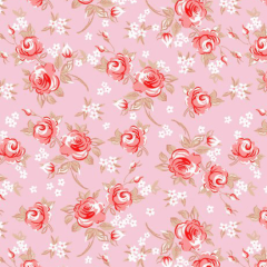 Tricoline Floral Dona Rosa Tricoline Floral Dona Rosa