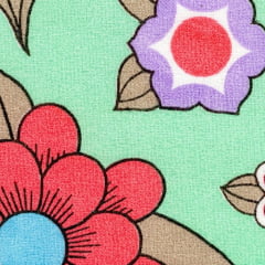 Tricoline Floral Primavera Doce Verde
