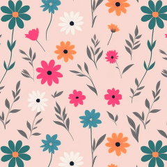 Tricoline Floral Primavera Suave