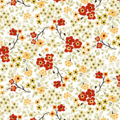 Tricoline Flores Vermelhas Pintura Tricoline Flores Vermelhas Pintura