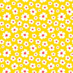 Tricoline Margarida no Amarelo Tricoline Margarida no Amarelo