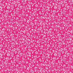 Tricoline Raminhos Composê Pink