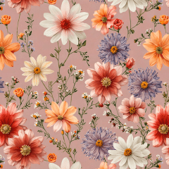 Tricoline Romance Floral