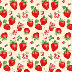 Tricoline Frutas Moranguinhos Doces