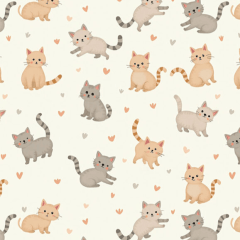 Tricoline Gatinhos & Carinho