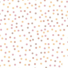 Tricoline Mini Bolinhas Tons Neutros Pásteis