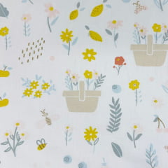 Tricoline Piquenique Floral