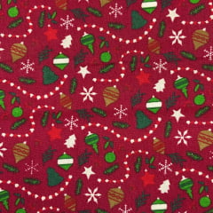 Tricoline Decoraçoes de Natal LIQUIDA 