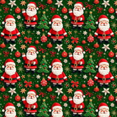 Tricoline Digital Terra do Papai Noel 