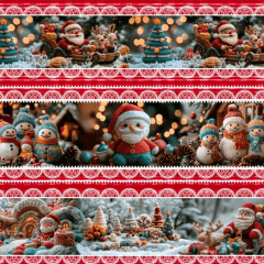 Tricoline Natal de Tricô