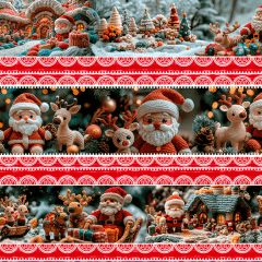 Tricoline Natal de Tricô