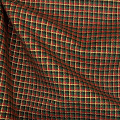 Tricoline Natalina Fio de Ouro Xadrez XVIII