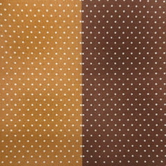 Tricoline Petit Poa Bola Micro Multicolor Marrom 5 Tons Tricoline Petit Poa Bola Micro Multicolor Marrom 5 Tons