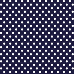 Tricoline Poa Pequeno Azul Marinho