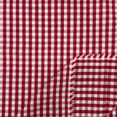 Tricoline Fio Tinto Xadrez Vermelho Tricoline Fio Tinto Xadrez Vermelho