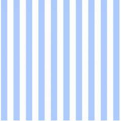 Tricoline Listrado Grosso Azul Bebê FM 