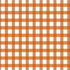 Tricoline Xadrez Laranja Vichy Médio
