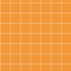 Tricoline Xadrez Simples Laranja 
