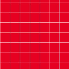 Tricoline Xadrez Simples Vermelho 