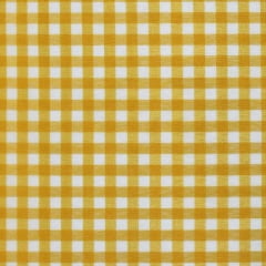 Xadrez Poliéster Pequeno Amarelo 