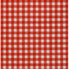 Xadrez Poliéster Médio Laranja 