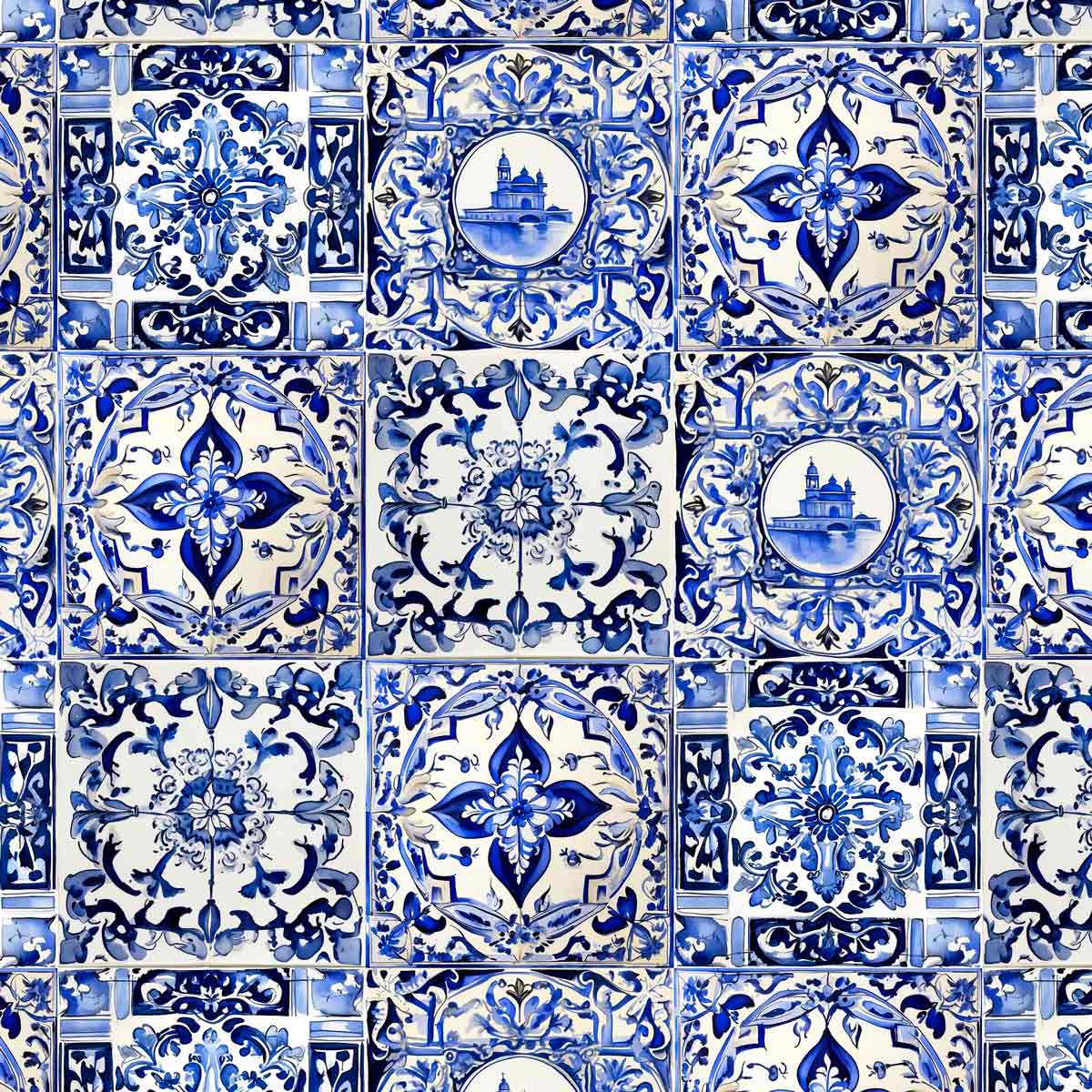 Tricoline Azulejo Português