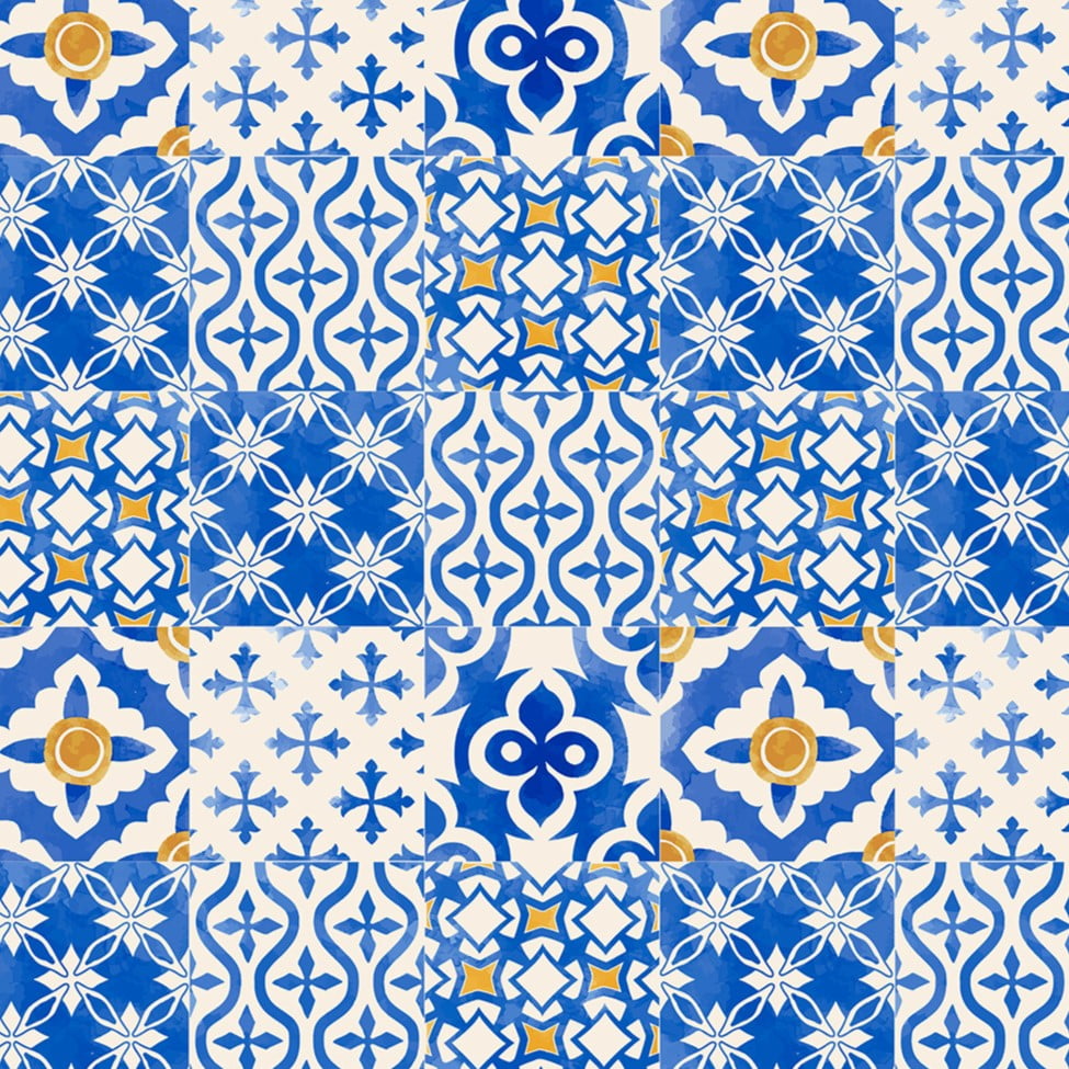 Tricoline Azulejo  