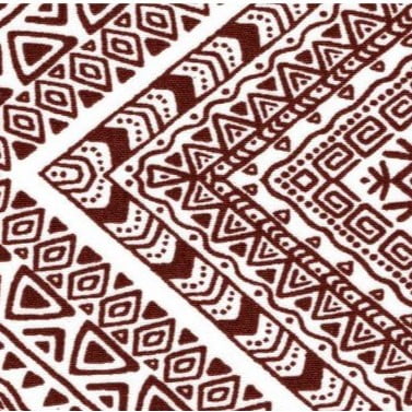 Tricoline Geometria Bela Marrom