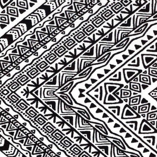 Tricoline Geometria Bela Preta