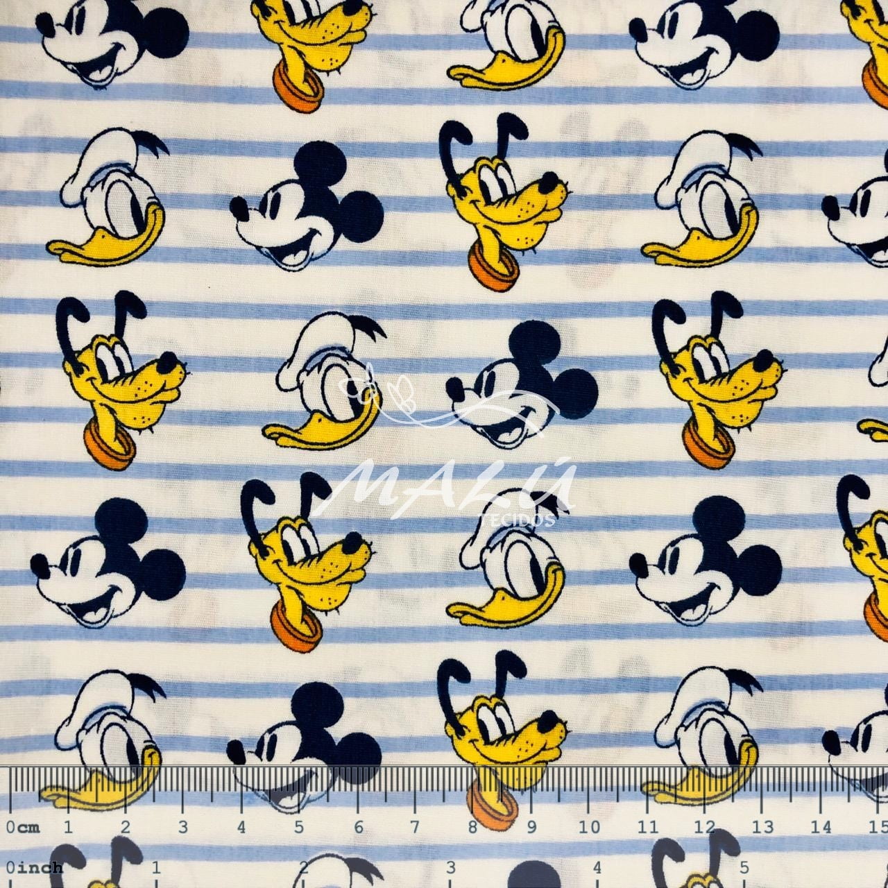 Tricoline Mickey Pato Donald e Pluto