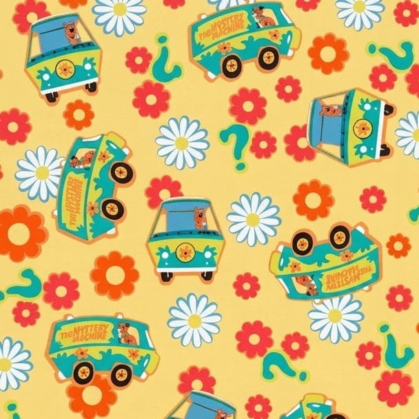 Tricoline Mini Maquinas do Misterio e Flores