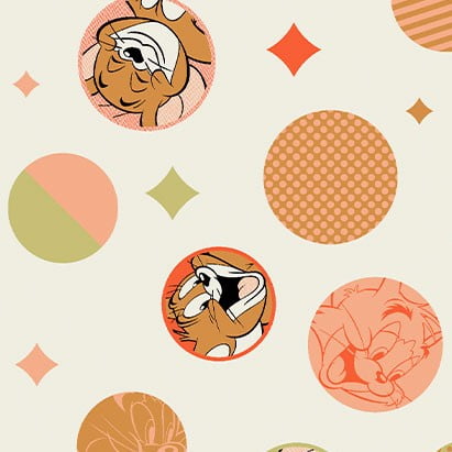 Tricoline Tom & Jerry em Bolinhas Quentes