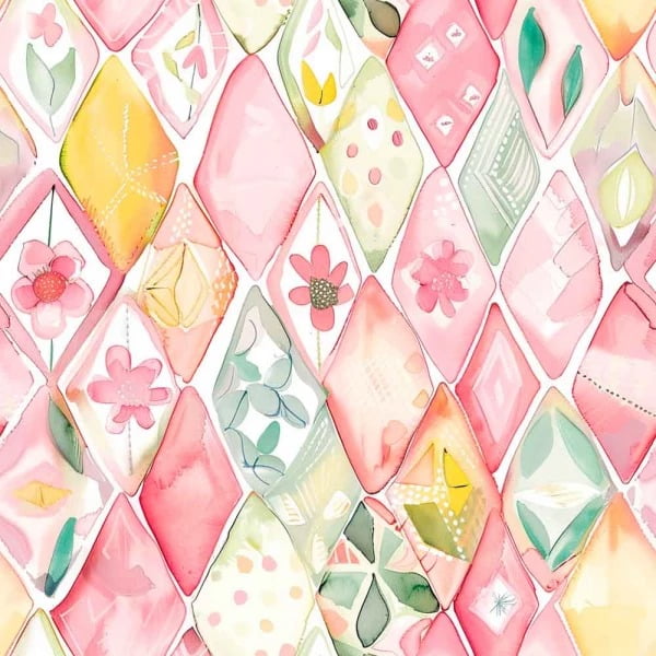 Tricoline Digital Losangulos Belos 