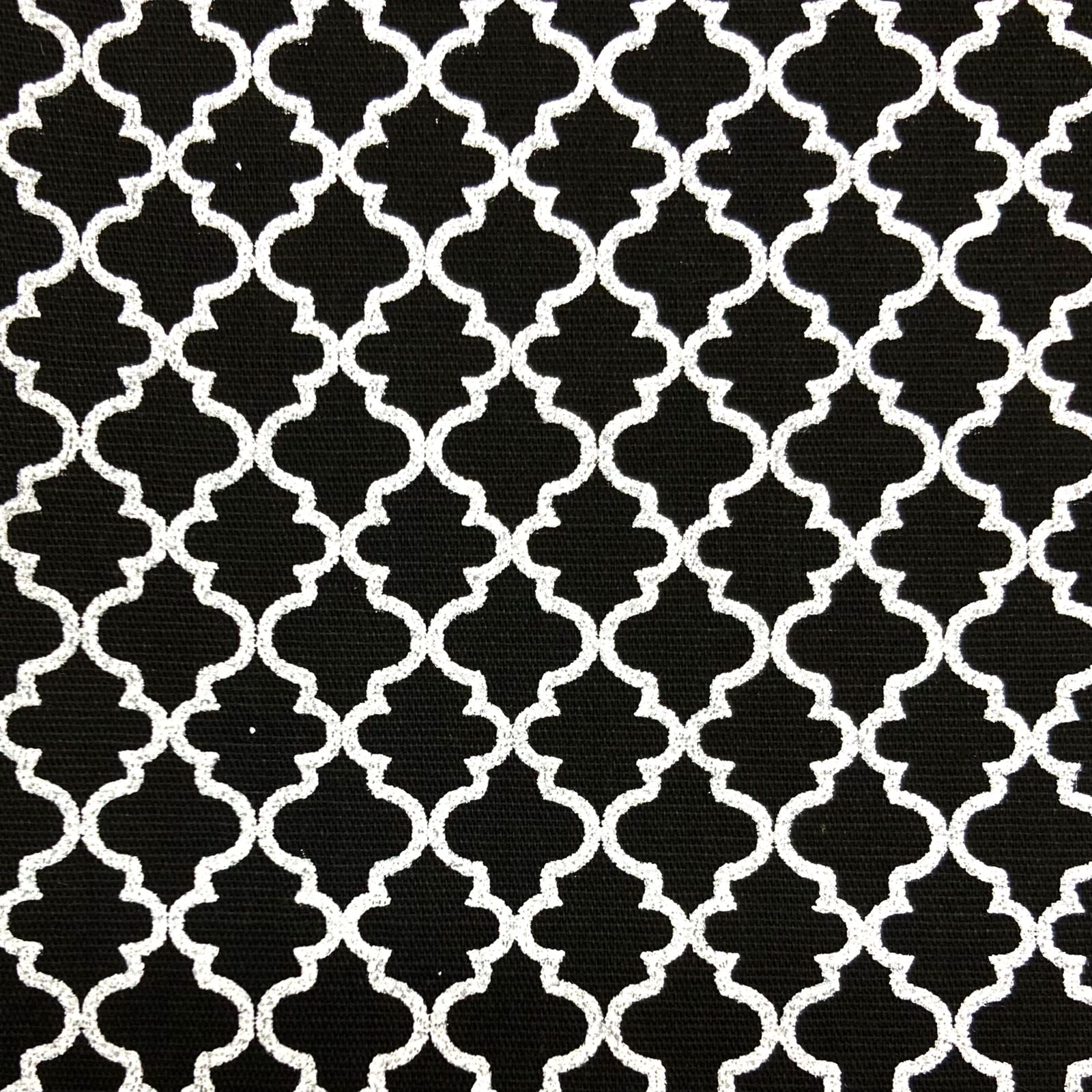Tricoline Ornamento Preto