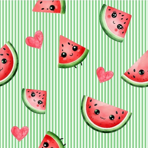 Tricoline Digital Melancias nas Listrinhas