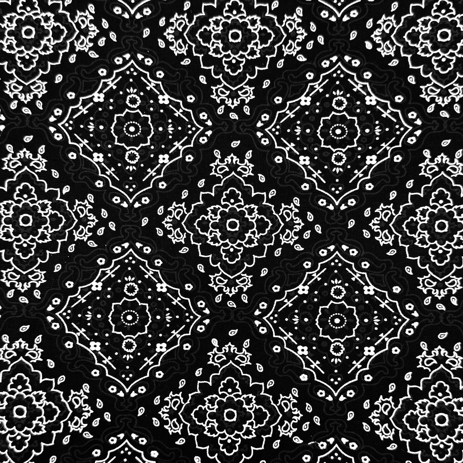 Tricoline Bandana Preta Country