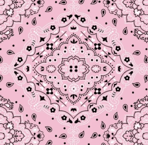 Tricoline Bandana Rosa