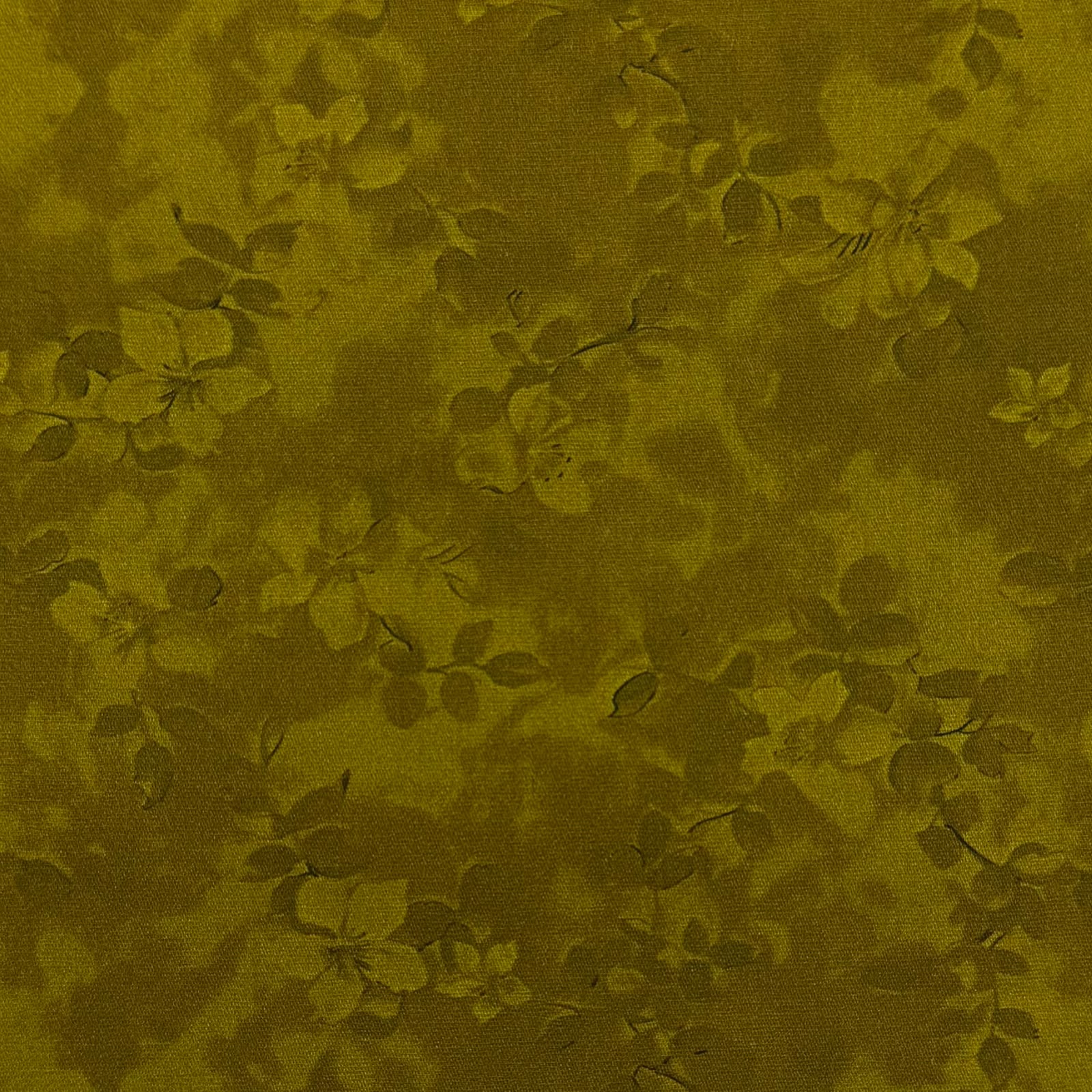 Tricoline Digital Floral Simples Amarelo