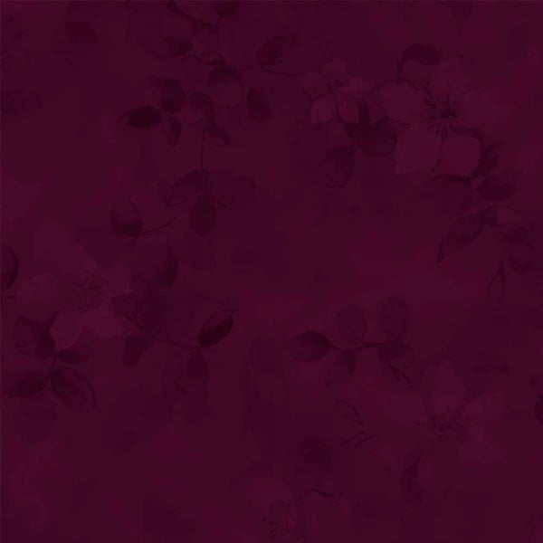 Tricoline Digital Floral Simples Roxo