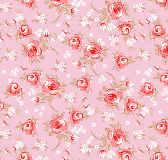 Tricoline Floral Dona Rosa