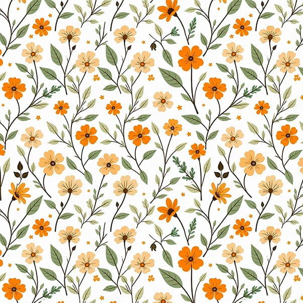 Tricoline Flores Amareladas