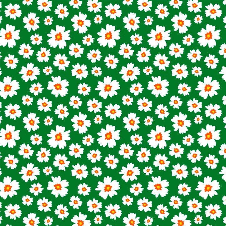 Tricoline Margarida no Verde 